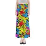 Colorful airplanes Maxi Skirts