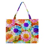 Colorful Daisy Garden Medium Tote Bag