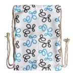 Blue elegance  Drawstring Bag (Large)