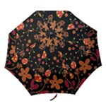 Flowers and ladybugs 2 Folding Umbrellas