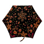 Flowers and ladybugs 2 Mini Folding Umbrellas