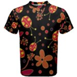 Flowers and ladybugs 2 Men s Cotton Tee