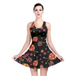 Flowers and ladybugs 2 Reversible Skater Dress