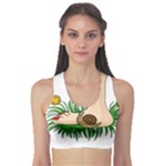 Barefoot in the grass Sports Bra
