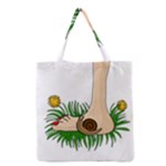 Barefoot in the grass Grocery Tote Bag