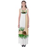 Barefoot in the grass Empire Waist Maxi Dress