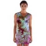 Raspberry Lime Delighraspberry Lime Delight, Abstract Ferris Wheel Wrap Front Bodycon Dress