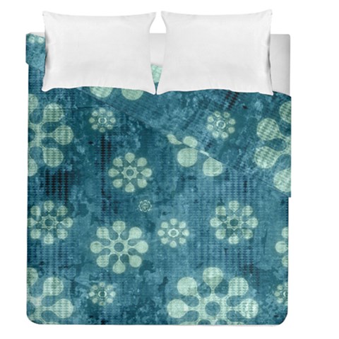 Snow Flake Art Duvet Cover Double Side (Queen Size) from UrbanLoad.com