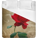 Red Rose Art Duvet Cover (King Size)