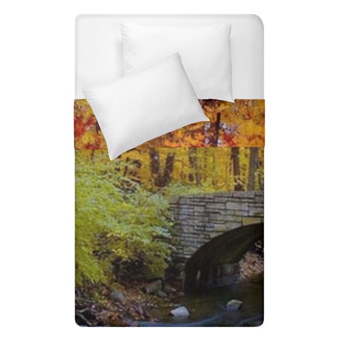 Stone Country Bridge Duvet Cover Double Side (Single Size) from UrbanLoad.com