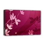 Pink Flower Art Deluxe Canvas 18  x 12  (Stretched)