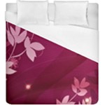 Pink Flower Art Duvet Cover (King Size)