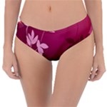 Pink Flower Art Reversible Classic Bikini Bottoms