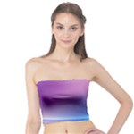 Purple Blue Wave Tube Top