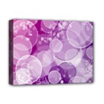 Purple Bubble Art Deluxe Canvas 16  x 12  (Stretched) 
