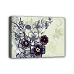 Purple Flower Art Mini Canvas 7  x 5  (Stretched)