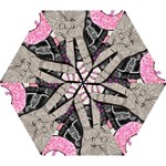 Peace Hand Art Mini Folding Umbrella