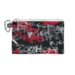 Emo Graffiti Canvas Cosmetic Bag (Medium)