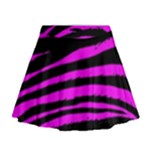 Pink Zebra Mini Flare Skirt
