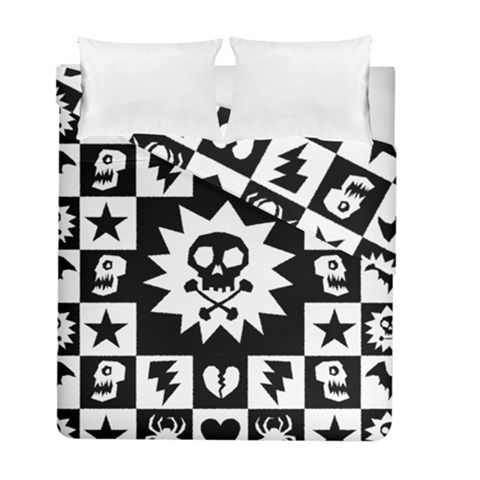 Gothic Punk Skull Duvet Cover Double Side (Full/ Double Size) from UrbanLoad.com