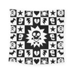 Gothic Punk Skull Square Tapestry (Small)