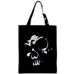 Gothic Skull Zipper Classic Tote Bag