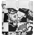 Grunge Skull Duvet Cover Double Side (King Size)