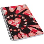Love Heart Splatter 5.5  x 8.5  Notebook