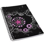 Pink Star Explosion 5.5  x 8.5  Notebook