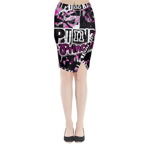 Punk Princess Midi Wrap Pencil Skirt from UrbanLoad.com