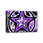 Purple Star Mini Canvas 6  x 4  (Stretched)