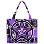 Purple Star Mini Tote Bag