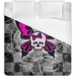 Skull Butterfly Duvet Cover (King Size)
