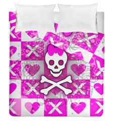 Skull Princess Duvet Cover Double Side (Queen Size) from UrbanLoad.com