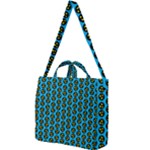 0059 Comic Head Bothered Smiley Pattern Square Shoulder Tote Bag