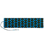 0059 Comic Head Bothered Smiley Pattern Roll Up Canvas Pencil Holder (L)