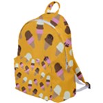 Ice cream on an orange background pattern                                                          The Plain Backpack