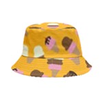Ice cream on an orange background pattern                                                         Bucket Hat