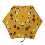 Ice cream on an orange background pattern                                                             Umbrella