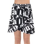 Punk Lives Wrap Front Skirt