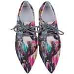 Graffiti Grunge Pointed Oxford Shoes
