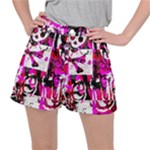 Pink Checker Graffiti  Ripstop Shorts