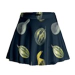 Vintage Vegetables Zucchini Mini Flare Skirt