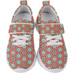Hexagons and stars pattern                                                             Kids  Velcro Strap Shoes
