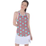 Hexagons and stars pattern                                                               Racer Back Mesh Tank Top