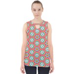 Hexagons and stars pattern                                                                Cut Out Tank Top