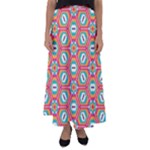 Hexagons and stars pattern                                                              Flared Maxi Skirt