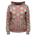 Hexagons and stars pattern                                                                Women s Pullover Hoodie