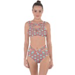 Hexagons and stars pattern                                                                Bandaged Up Bikini Set
