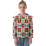 Shapes in shapes 2                                Kids  Peter Pan Collar Blouse